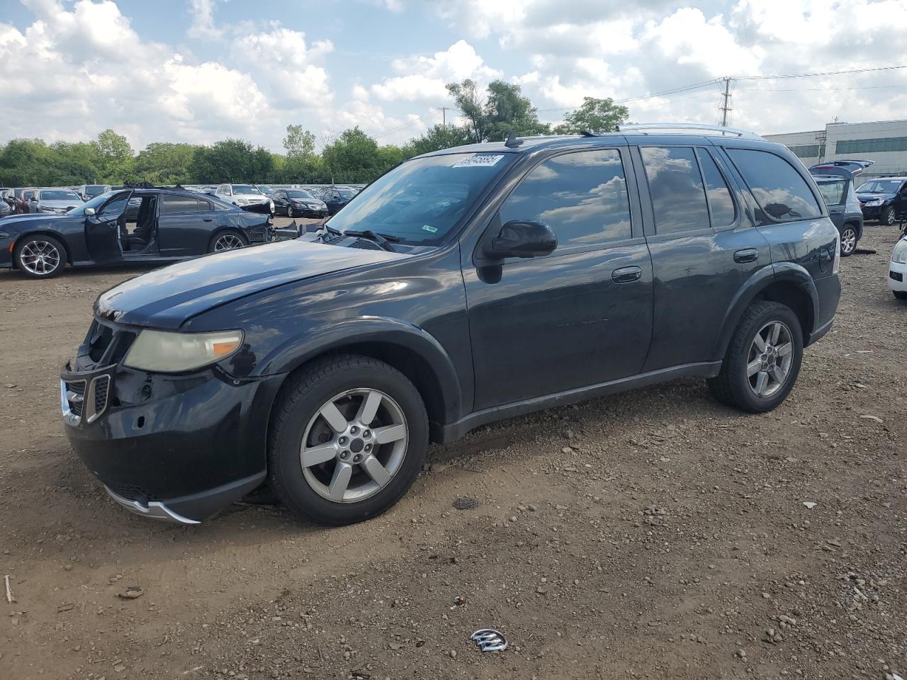 2008 Saab 9-7X 5.3i, VIN 5S3ET13M382800495 — Перед