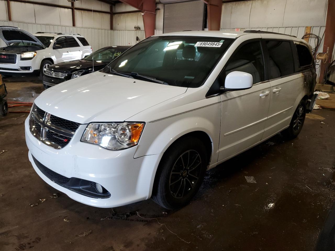 2016 Dodge Grand Caravan SXT, VIN 2C4RDGCG3GR350977 — Пожар в салоне
