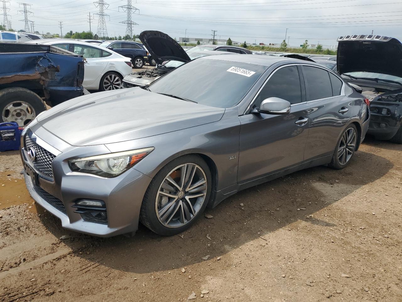 2017 Infiniti Q50 Sport, VIN JN1EV7AR7HM830673 — Auction photo