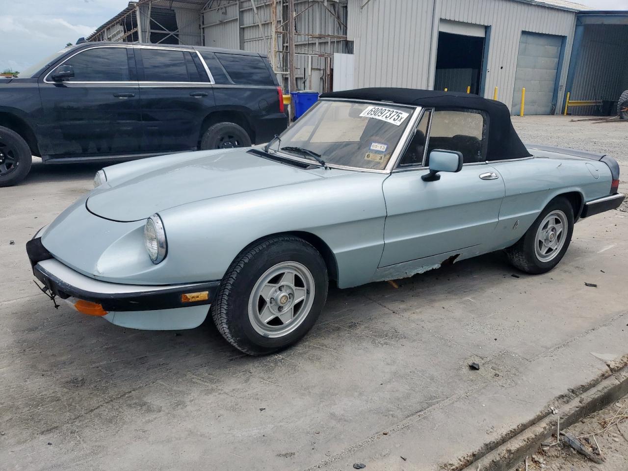 1984 Alfa Romeo Spider Veloce, VIN ZARBA541XE1019605 — Механическое