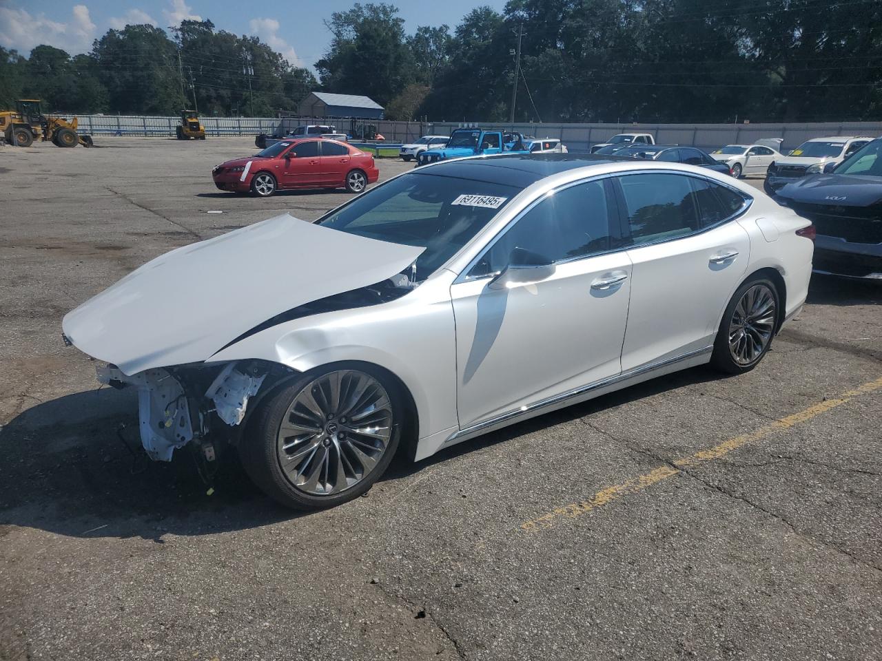 2021 Lexus LS 500, VIN JTHG5LFF9M5014113 — Перед