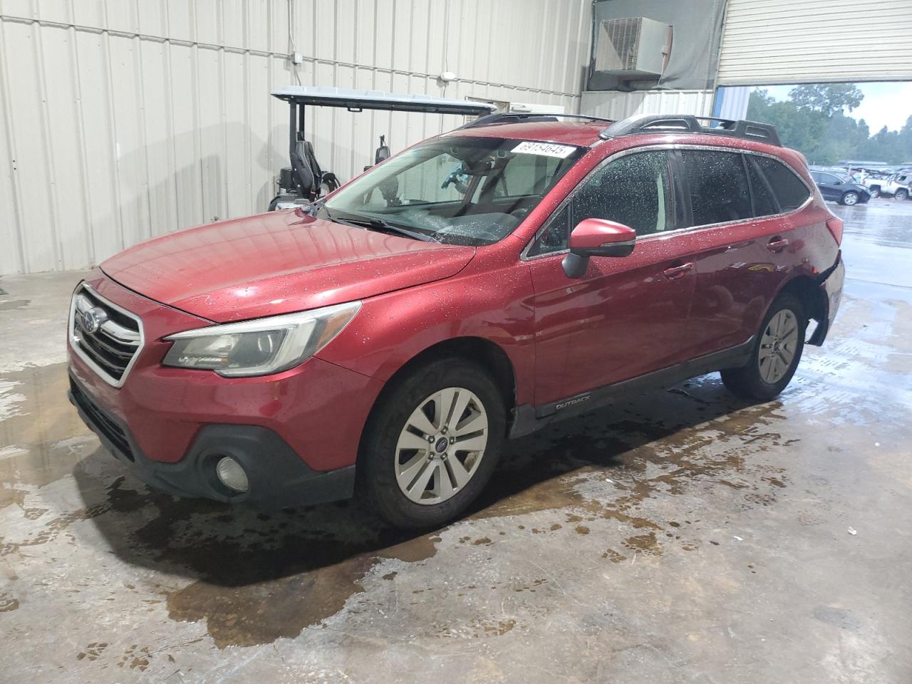2019 Subaru Outback Premium, VIN 4S4BSAFC0K3337405 — Днище