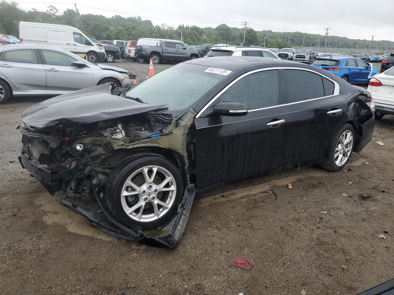 2012 Nissan Maxima SV, VIN 1N4AA5AP8CC852597 — Front end
