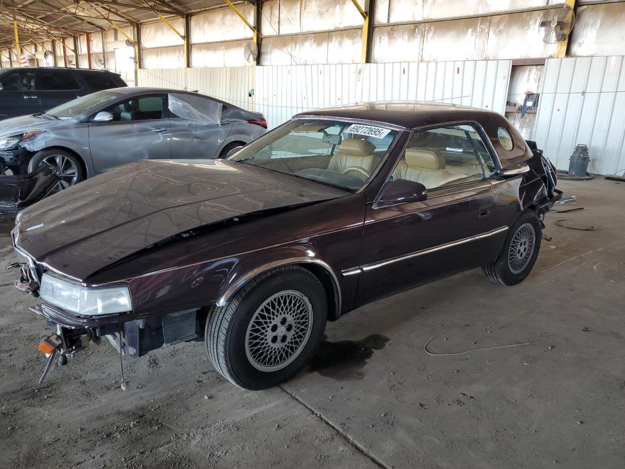 1989 Chrysler TC by Maserati, VIN ZC2FP110XKB201478 — Rear end