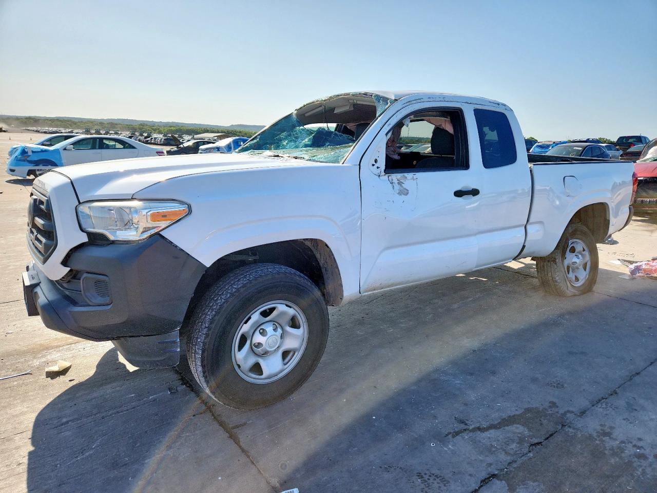 2019 Toyota Tacoma SR, VIN 5TFRX5GN7KX147511 — Rollover