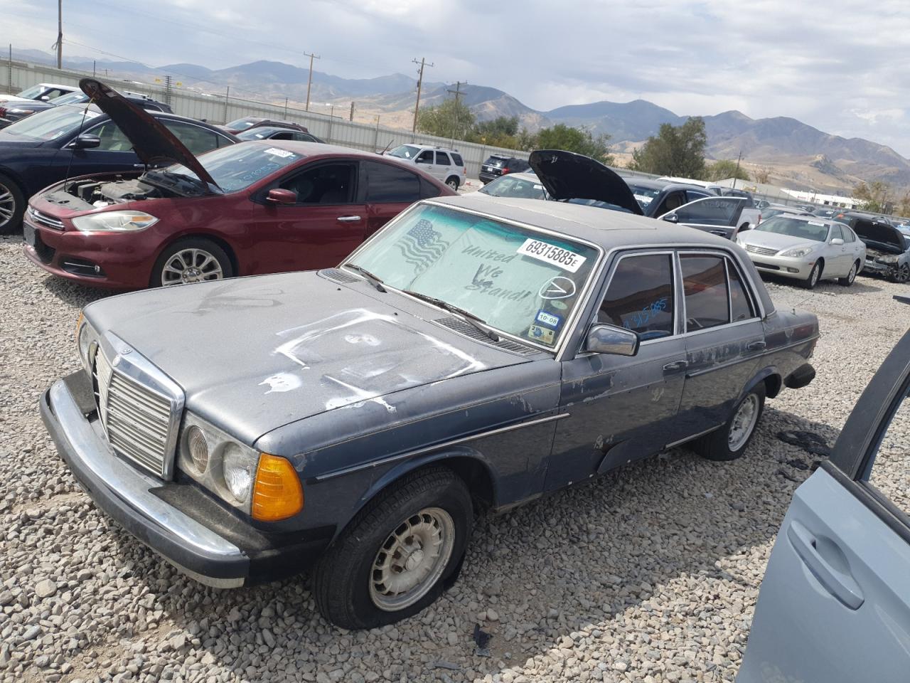 1982 Mercedes-Benz 300 D, VIN WDBAB33A2CB000769 — Rear end
