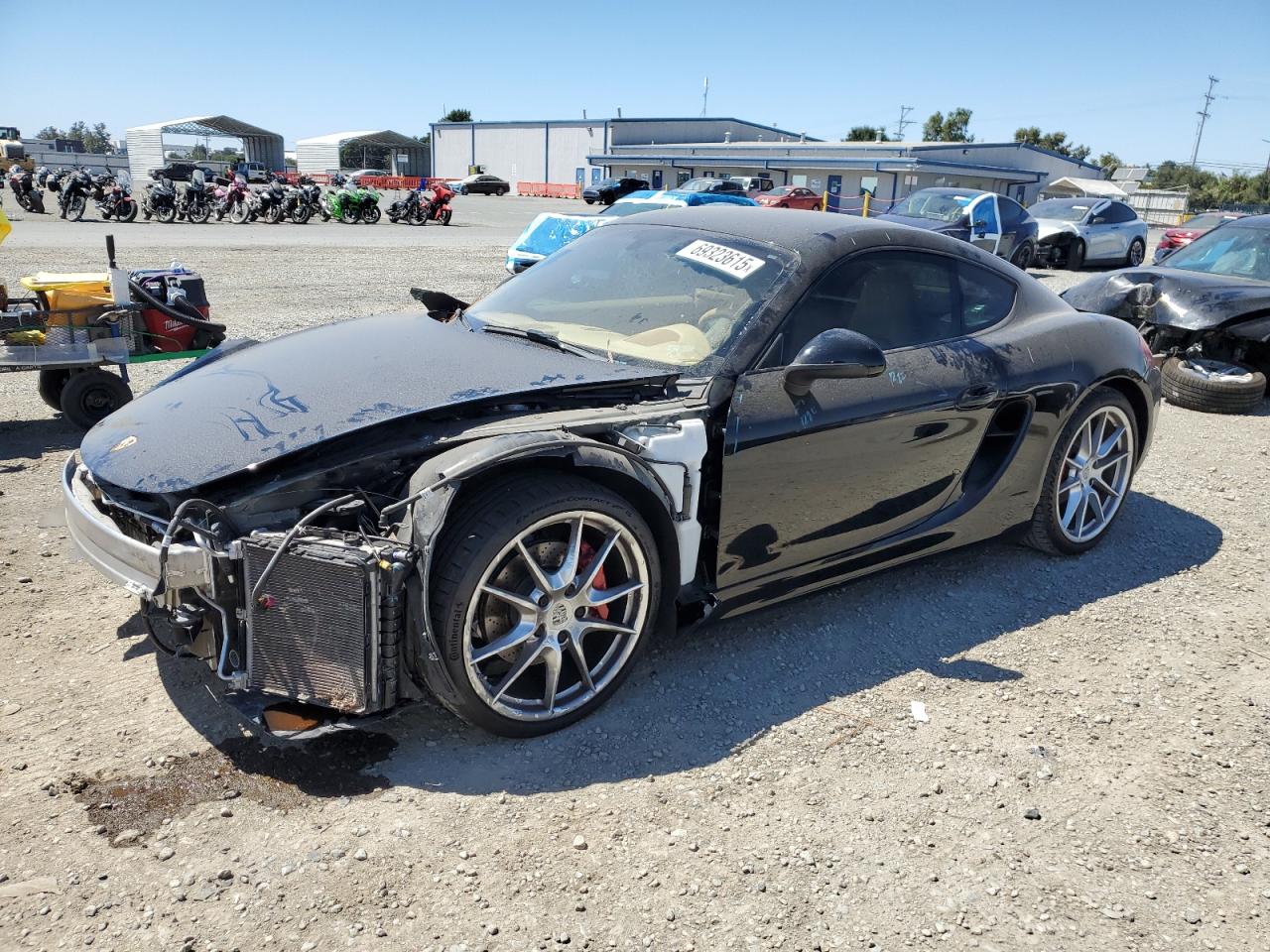 2015 Porsche Cayman S, VIN WP0AB2A84FK184161 — Front end
