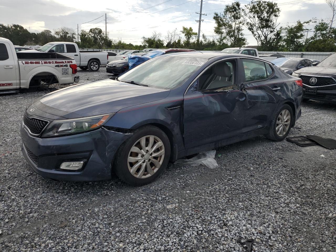 2015 Kia Optima EX, VIN 5XXGN4A73FG357067 — Side