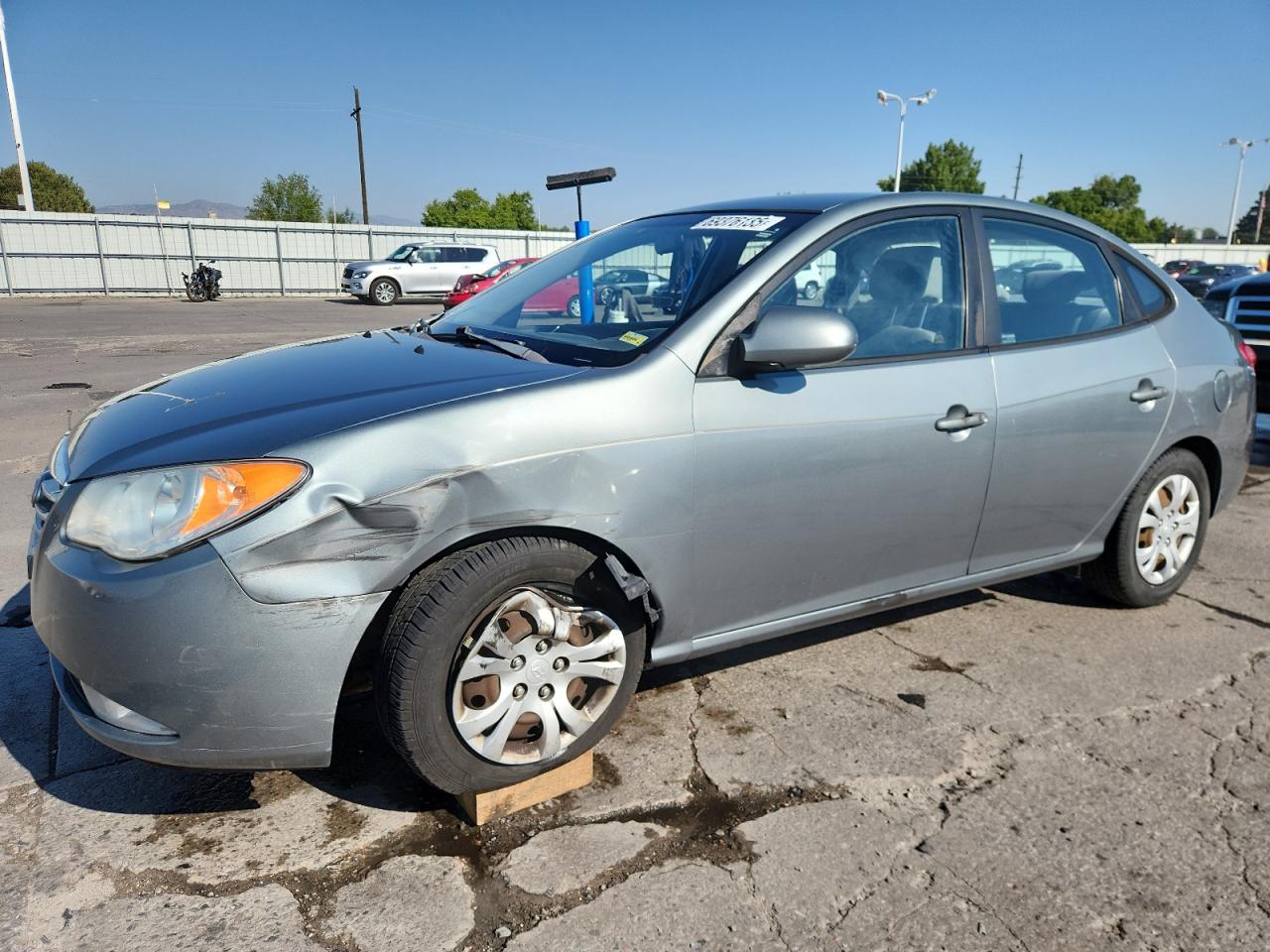 2010 Hyundai Elantra GLS, VIN KMHDU4AD7AU929221 — Front end