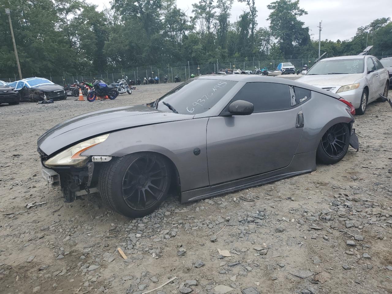 2013 Nissan 370Z, VIN JN1AZ4EH5DM382771 — Undercarriage
