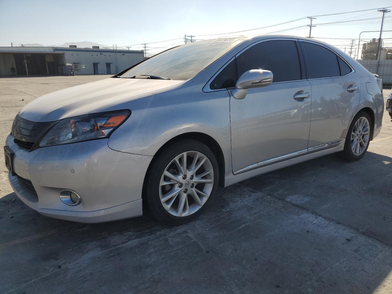 2011 Lexus HS 250h, VIN JTHBB1BA7B2046719 — Front end