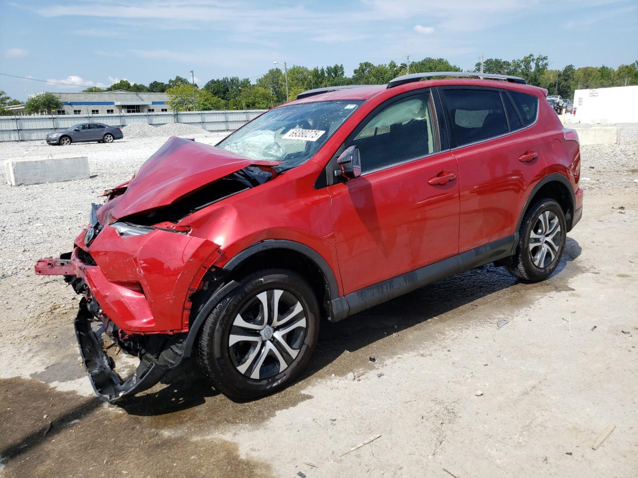 2017 Toyota RAV4 LE, VIN JTMZFREV5HJ118369 — Front end