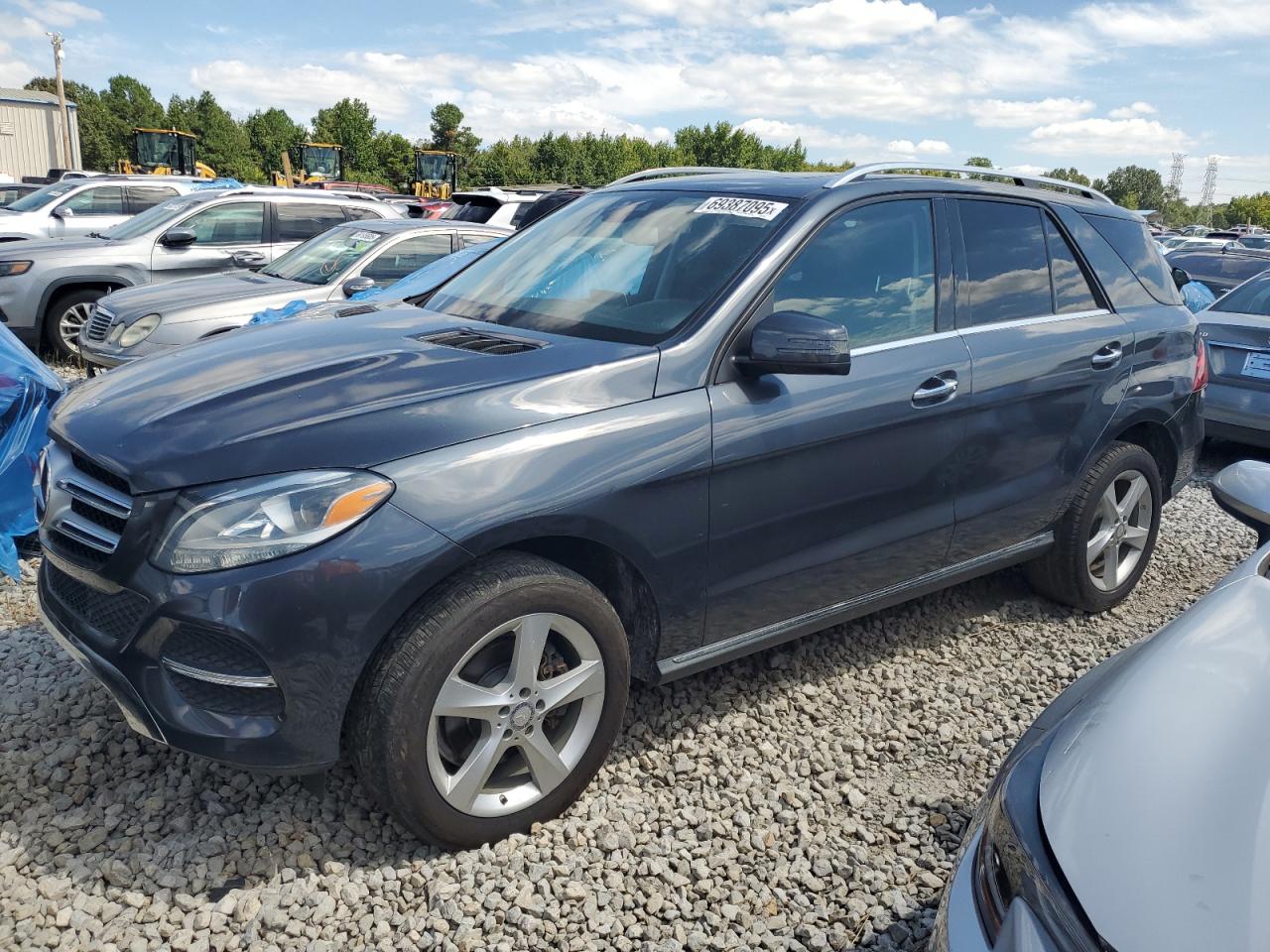 2016 Mercedes-Benz GLE 350, VIN 4JGDA5JB3GA666121 — Normal wear