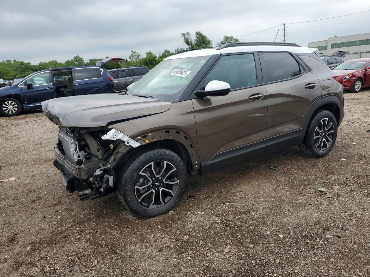 2022 Chevrolet TrailBlazer ACTIV, VIN KL79MVSL6NB092689 — Front end