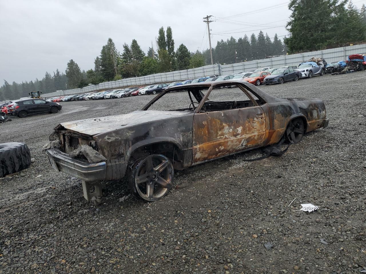 1986 Chevrolet El Camino SS, VIN 3GCCW80H0GS904532 — Burn