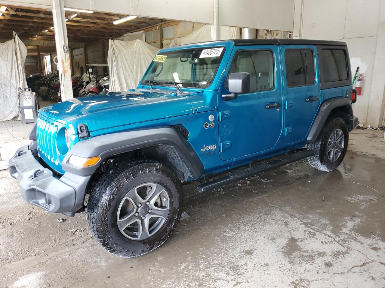 2019 Jeep Wrangler Unlimited Sport S, VIN 1C4HJXDG0KW658157 — Rejected repair