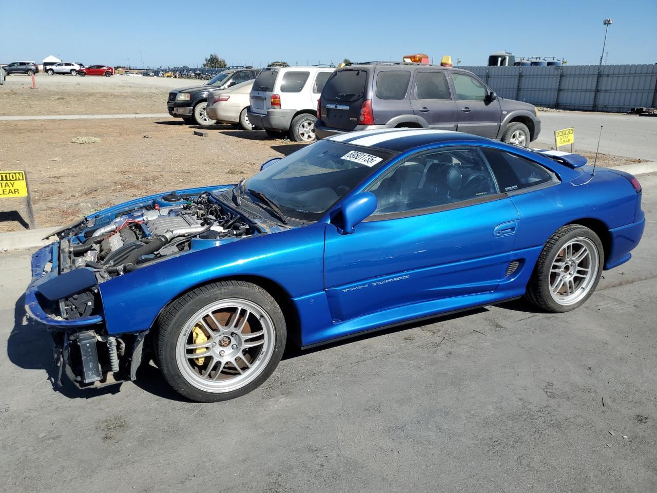 1991 Dodge Stealth, VIN JB3XE74C6MY007380 — Front end