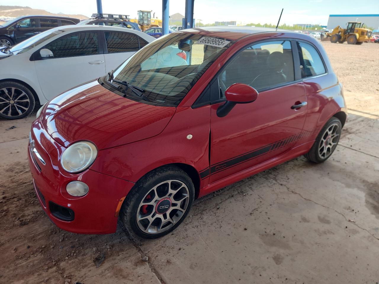2013 FIAT 500 Sport, VIN 3C3CFFBR5DT623198 — Minor dents and scratches