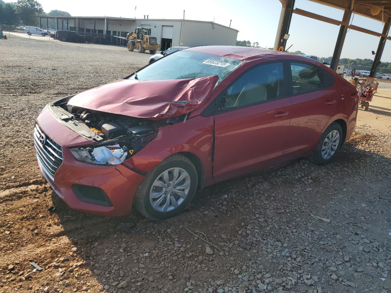 2022 Hyundai Accent SE, VIN 3KPC24A65NE170905 — Rollover