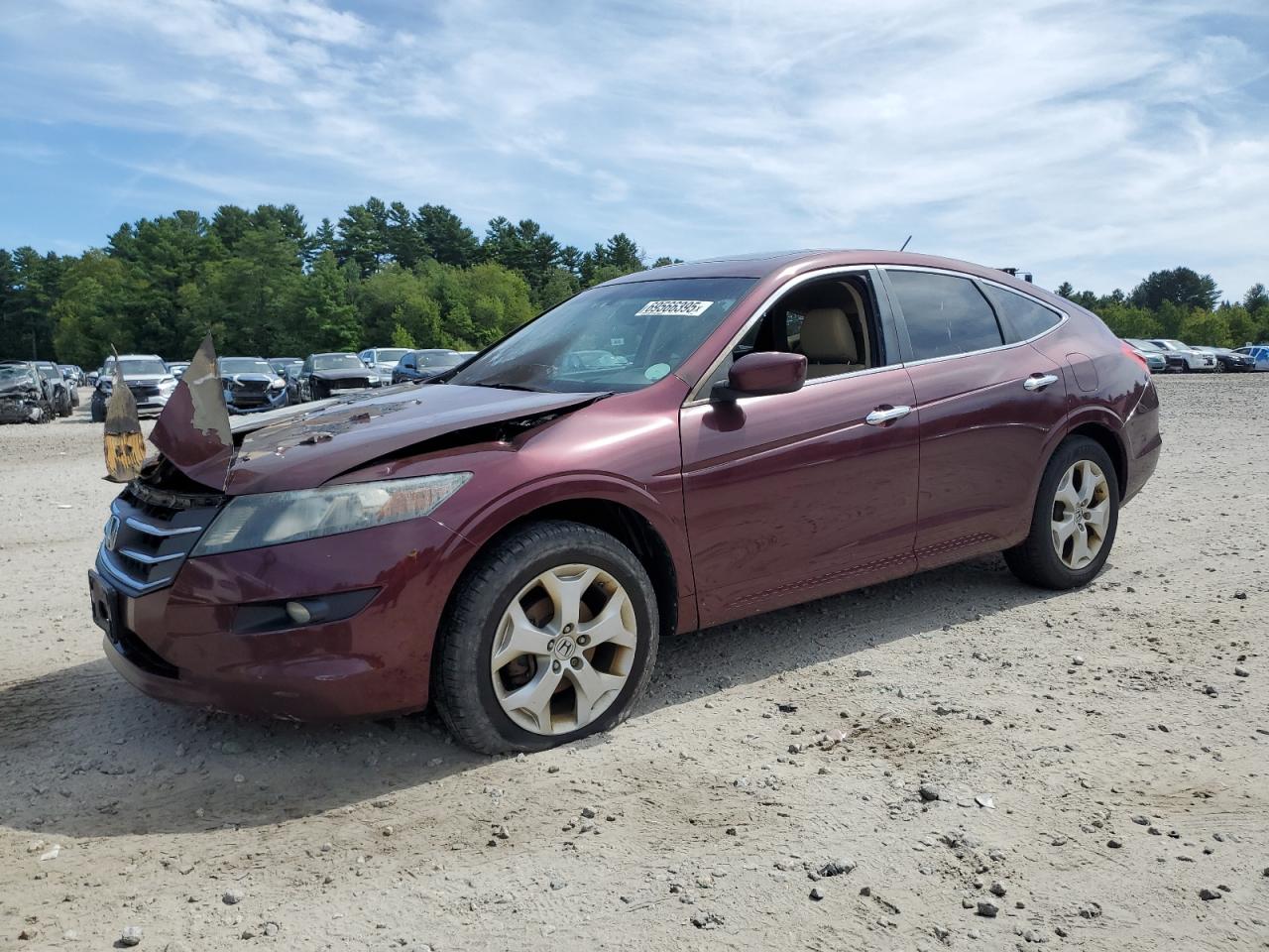 2012 Honda Crosstour EX-L, VIN 5J6TF2H52CL009562 — Engine fire