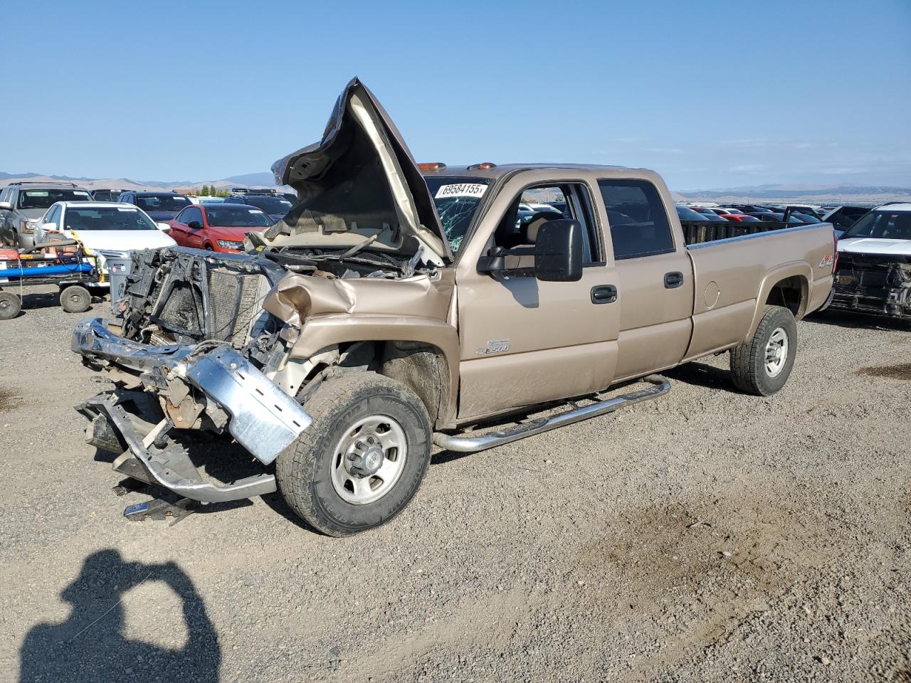 2007 Chevrolet Silverado 3500 SRW Wrk Trk, VIN 1GCHK33D67F167998 — Front end