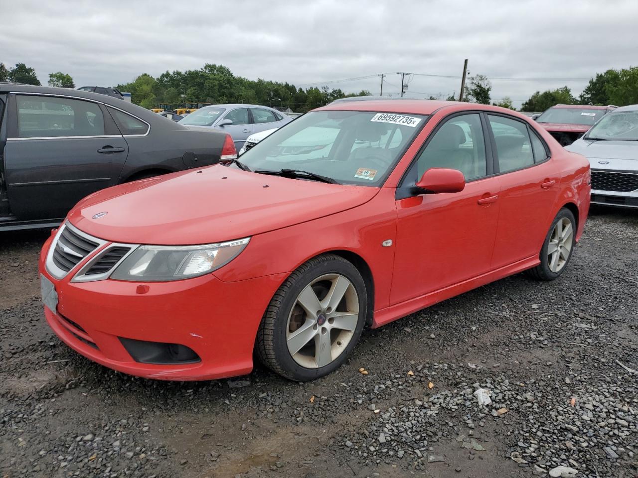 2011 Saab 9-3, VIN YS3FA4CY1B1300491 — Minor dents and scratches