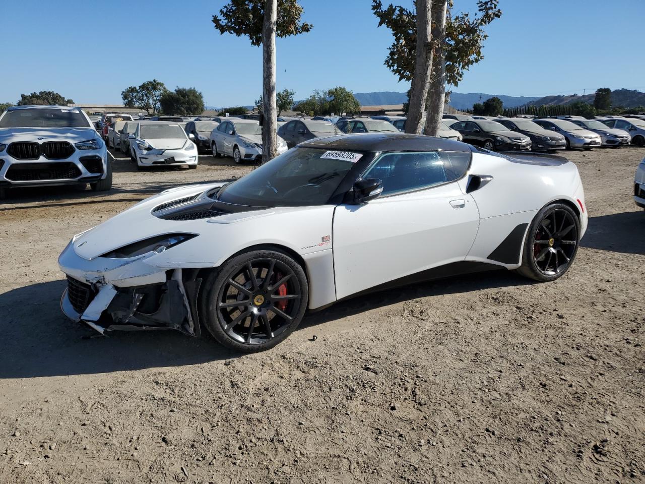 2020 Lotus Evora, VIN SCCLMDDN5LHA11291 — Front end