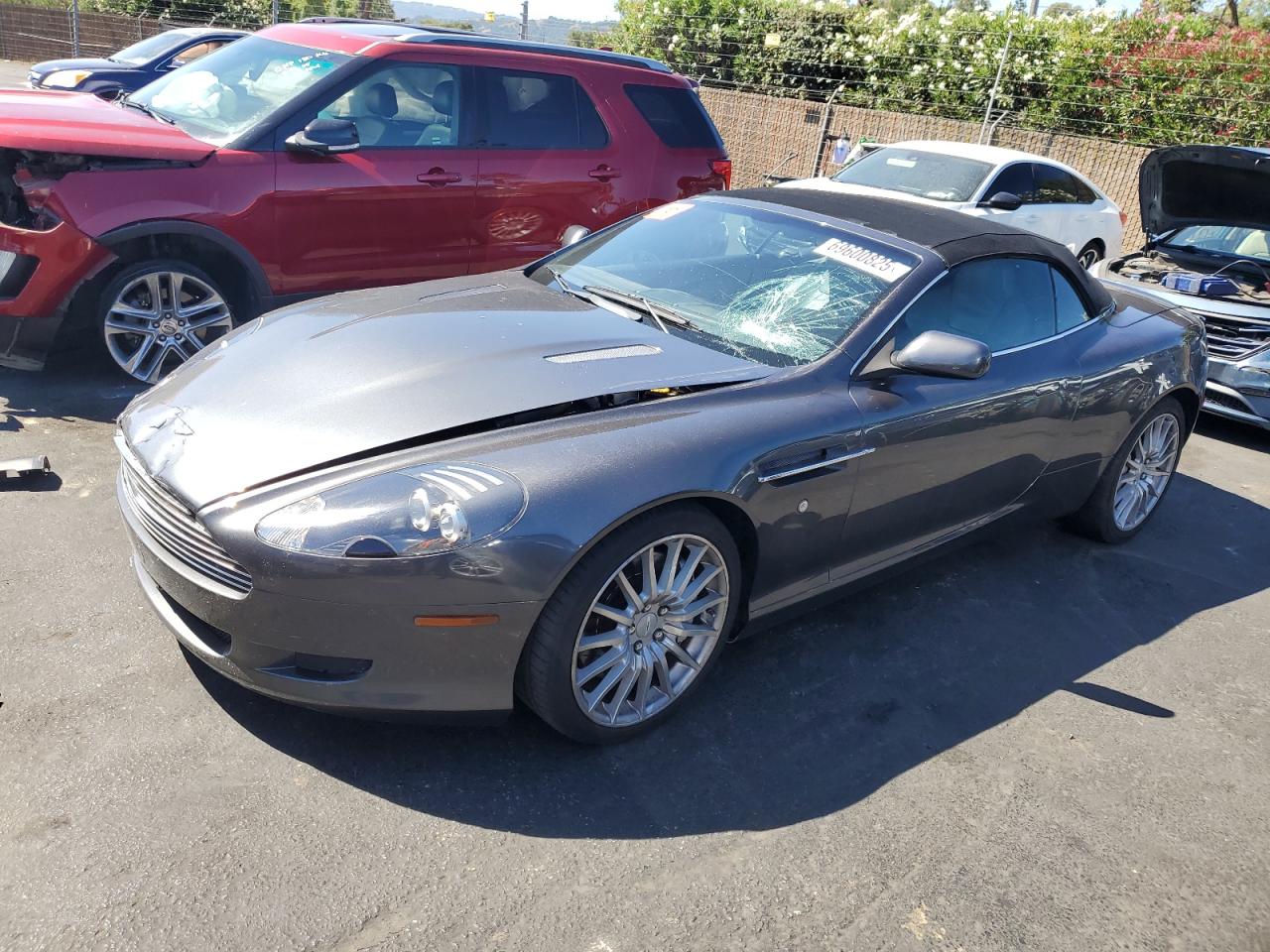 2006 Aston Martin DB9, VIN SCFAD02A76GB04679 — Front end