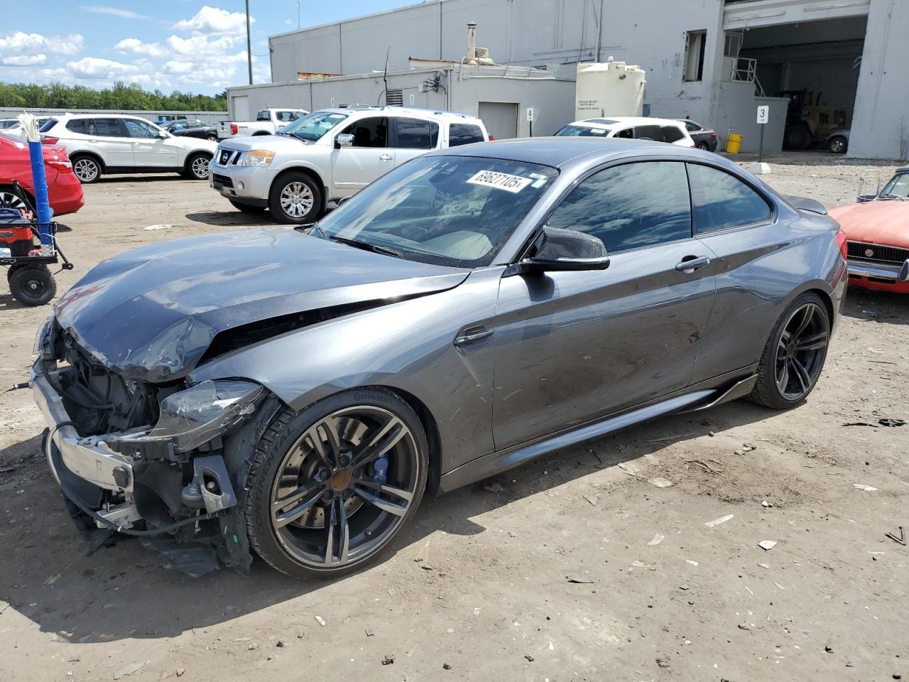2018 BMW M2, VIN WBS1J5C50JVA12879 — Front end