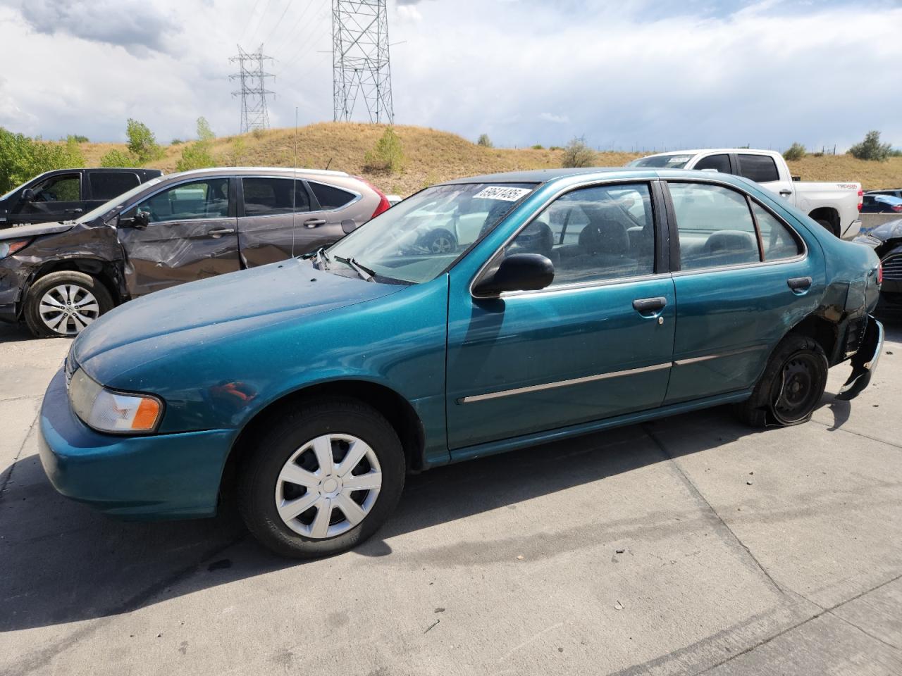 1997 Nissan Sentra XE, VIN 3N1AB41D5VL009751 — Зад