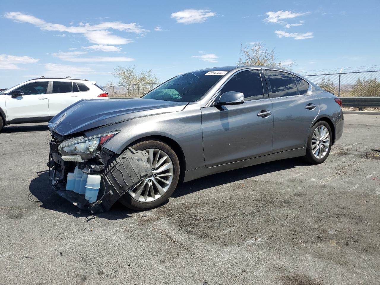 2019 Infiniti Q50 Luxe, VIN JN1EV7AP0KM515722 — Фото с аукциона