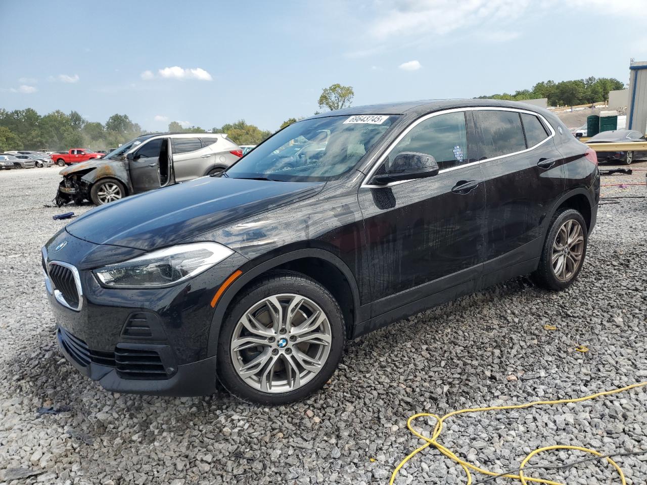 2022 BMW X2 sDrive28i, VIN WBXYH9C03N5U12955 — Днище