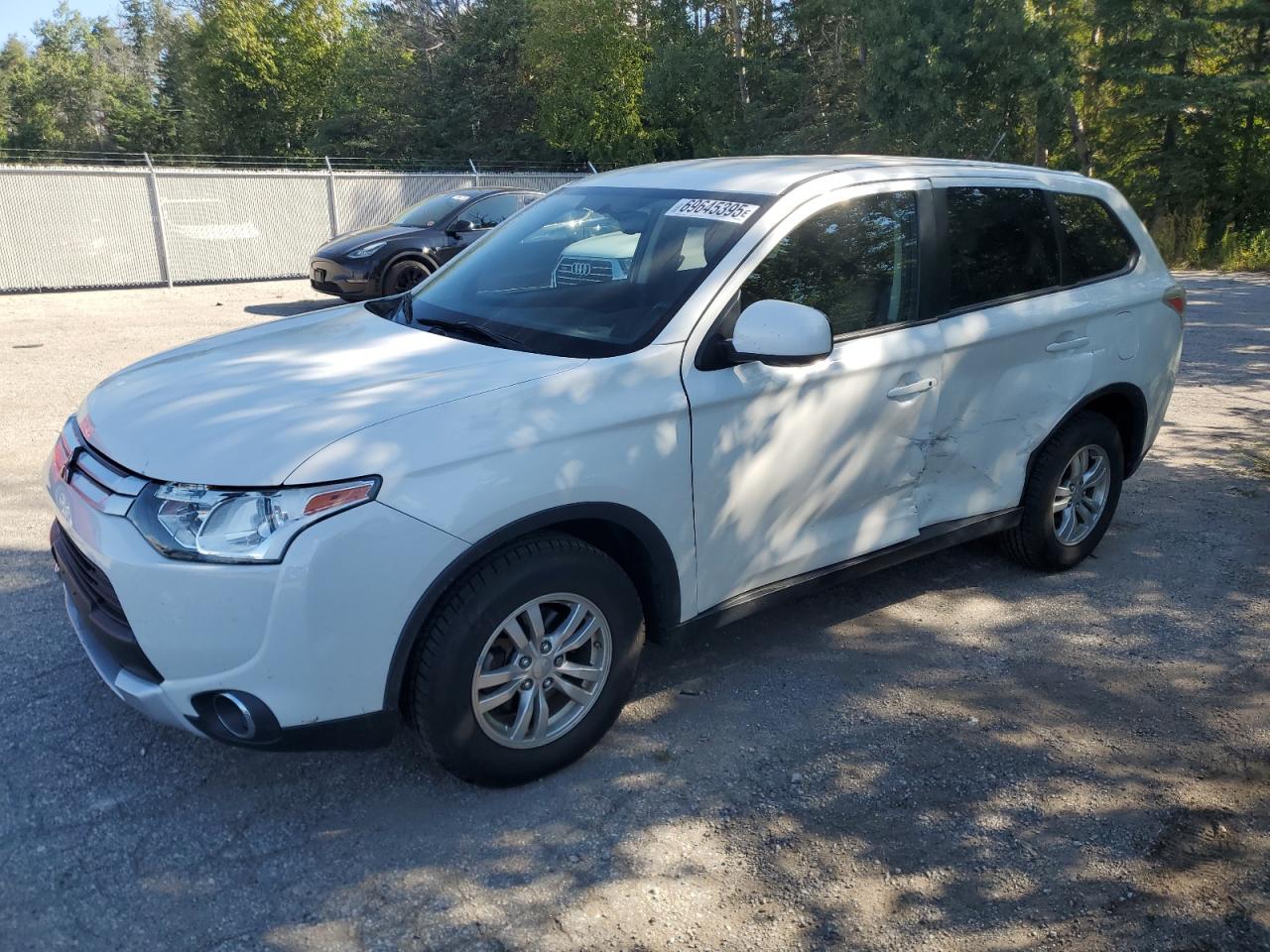 2015 Mitsubishi Outlander ES, VIN JA4AZ2A31FZ603603 — Frame damage