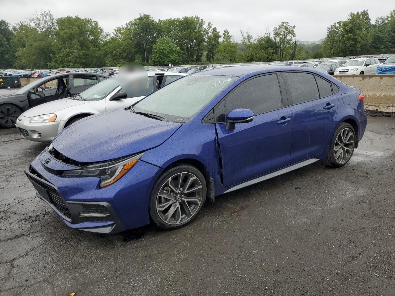 2022 Toyota Corolla SE, VIN 5YFS4MCE2NP128586 — Front end