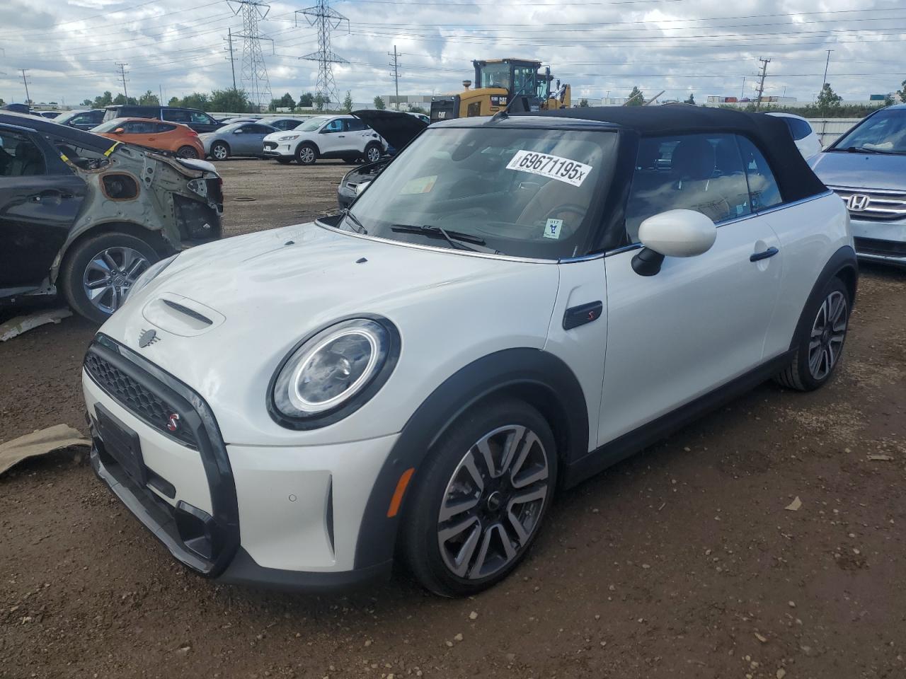 2023 MINI Convertible Cooper S, VIN WMW43DL08P3R25577 — Water / flood