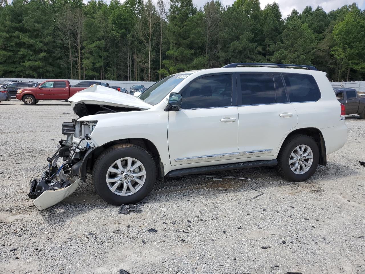 2021 Toyota Land Cruiser, VIN JTMCY7AJ1M4099173 — Front end