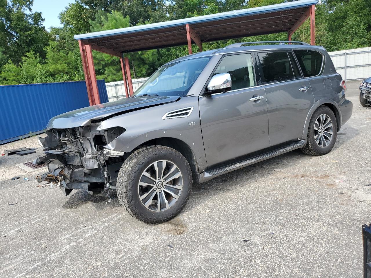 2018 Nissan Armada SL, VIN JN8AY2NC6JX501693 — Front end