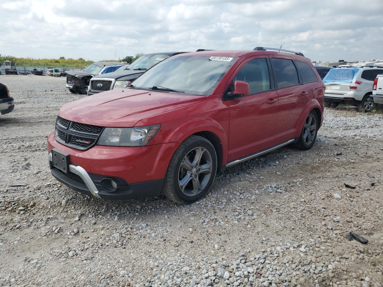 2017 Dodge Journey Crossroad Plus, VIN 3C4PDDGG9HT702832 — Пожар в салоне