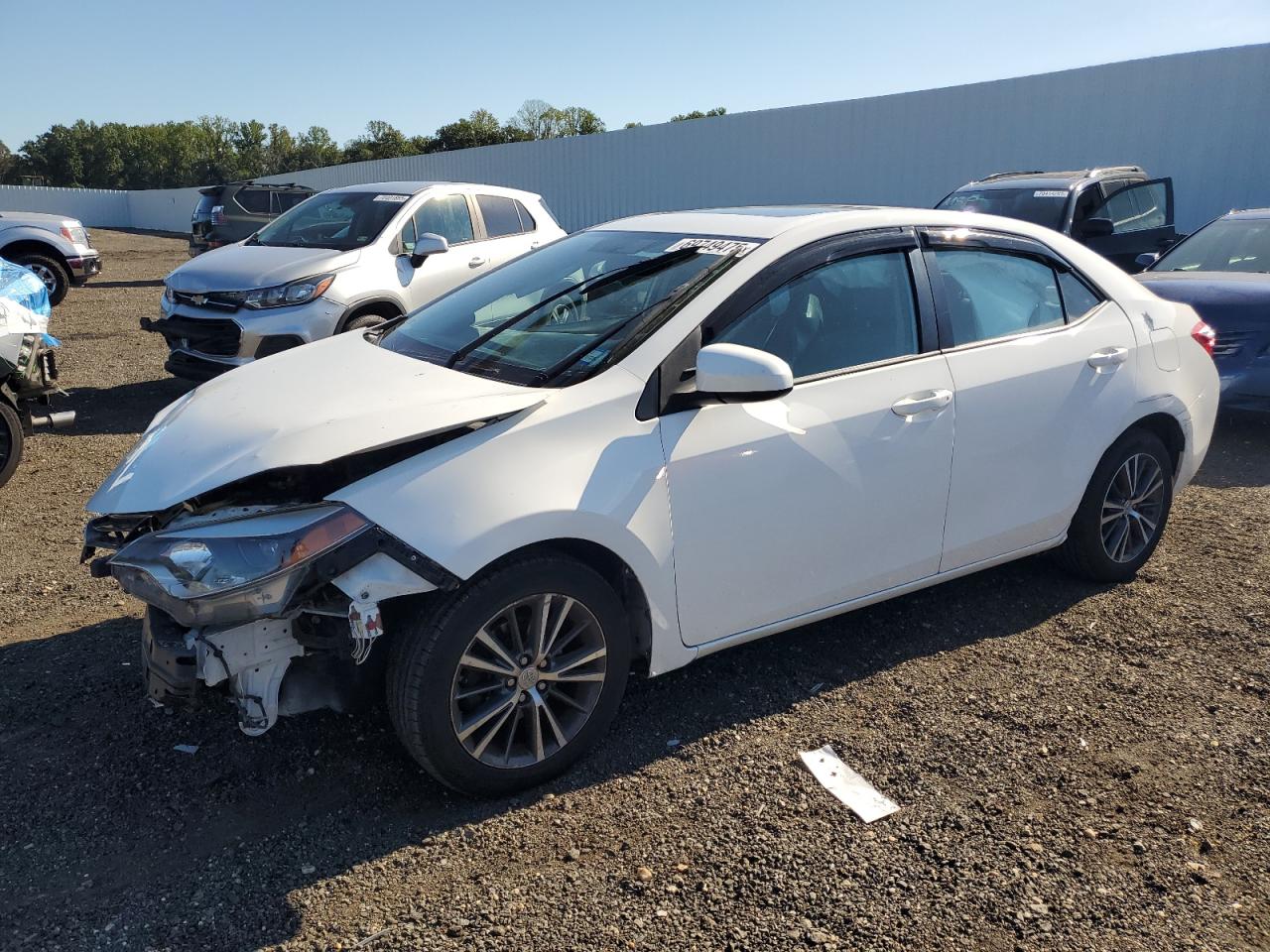 2016 Toyota Corolla L, VIN 2T1BURHE6GC546254 — Front end