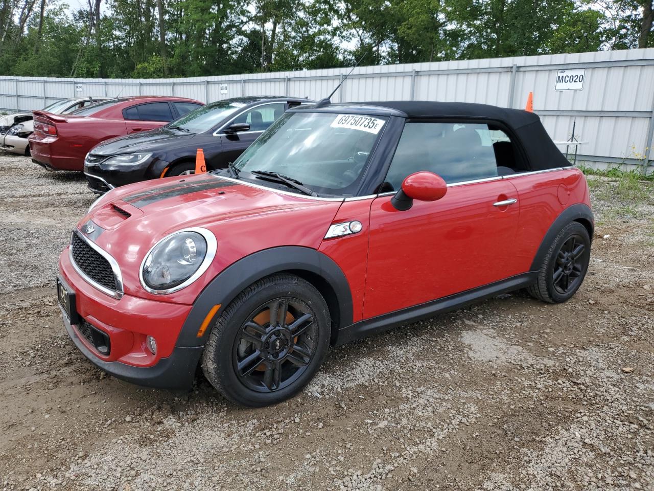 2013 MINI Convertible S, VIN WMWZP3C58DT297175 — Вода / потоп