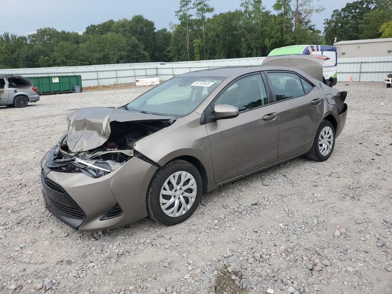 2018 Toyota Corolla L, VIN 5YFBURHE4JP772123 — Rear end