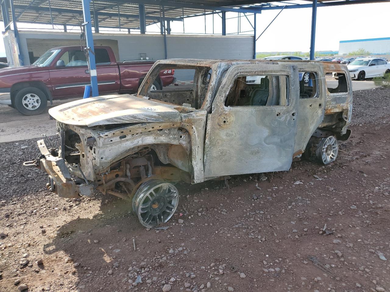 2006 Hummer H3, VIN 5GTDN136468218132 — Burn