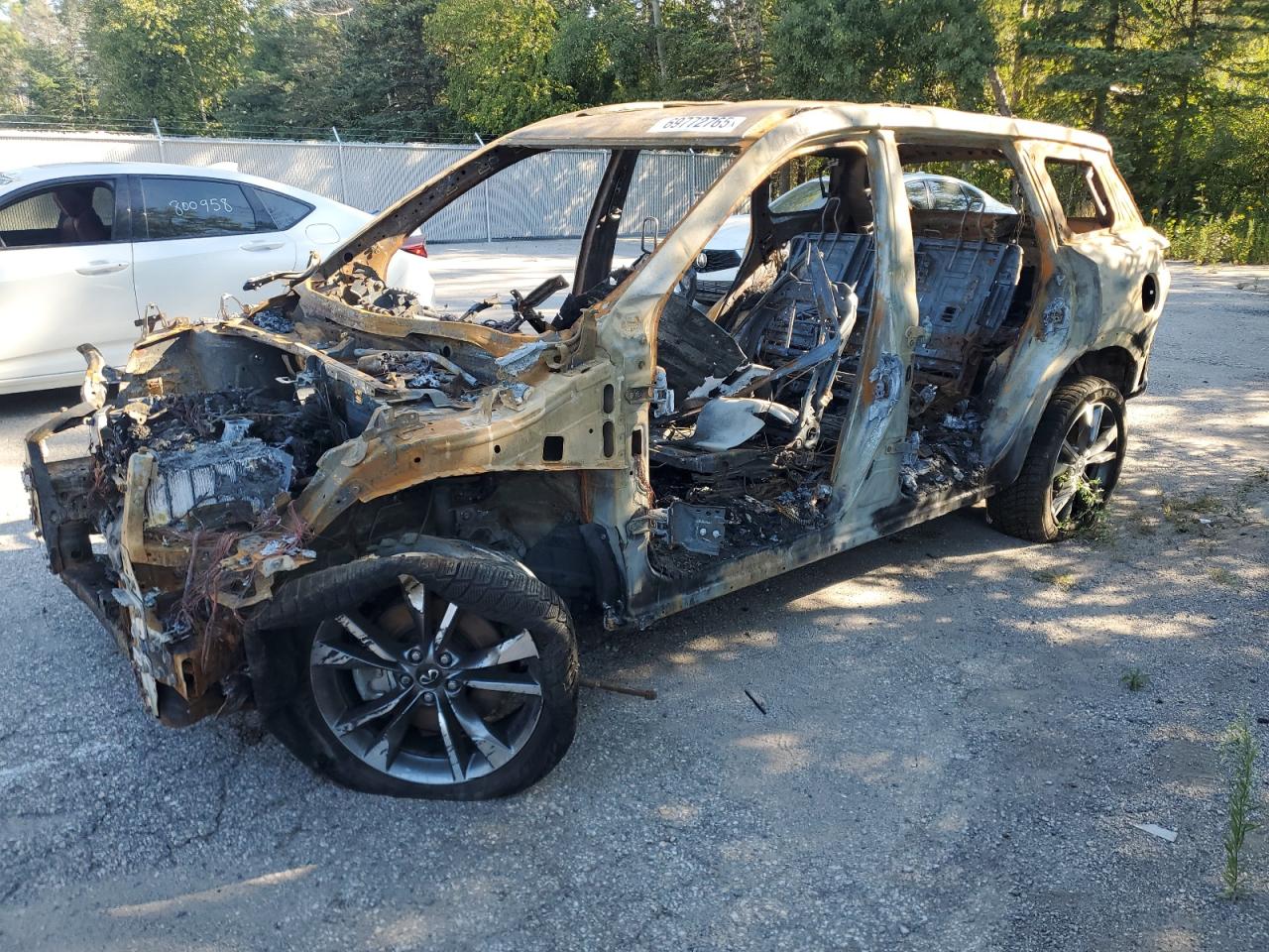 2024 Infiniti QX60 Luxe, VIN 5N1DL1FS6RC330241 — Engine fire