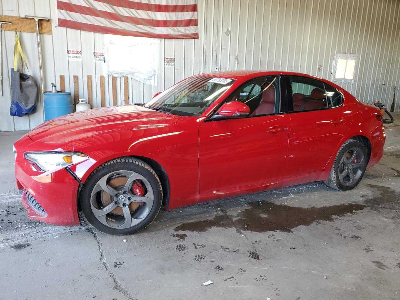 2018 Alfa Romeo Giulia, VIN ZARFAEDN1J7572896 — Water / flood