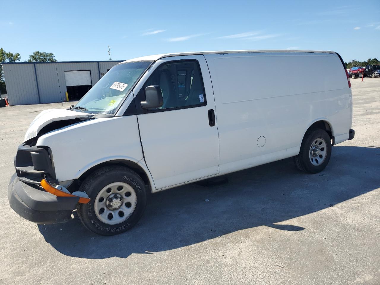 2012 Chevrolet Express G1500, VIN 1GCSGAF48C1187491 — Front end