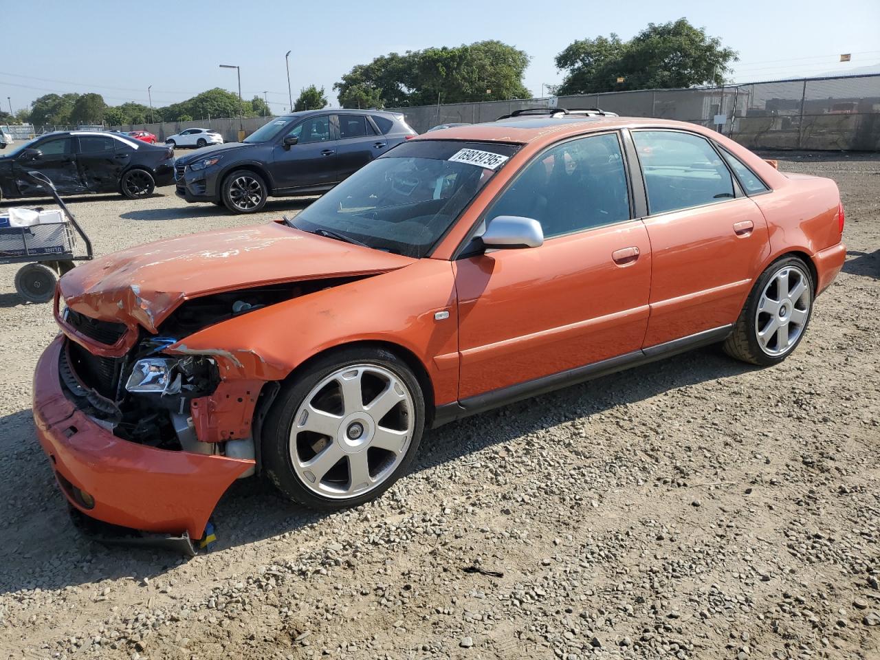 2001 Audi A4, VIN WAUDC68D21A103349 — Front end
