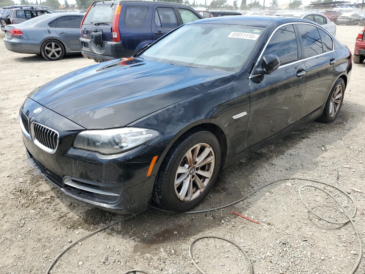 2014 BMW 5 Series 528i, VIN WBA5A5C5XED504155 — Engine fire