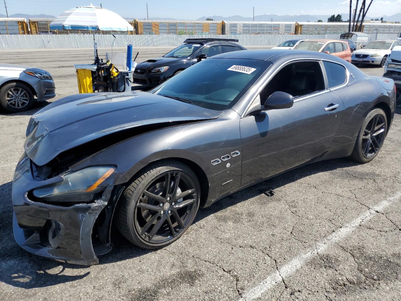 2008 Maserati GranTurismo, VIN ZAMGJ45A580038870 — Front end