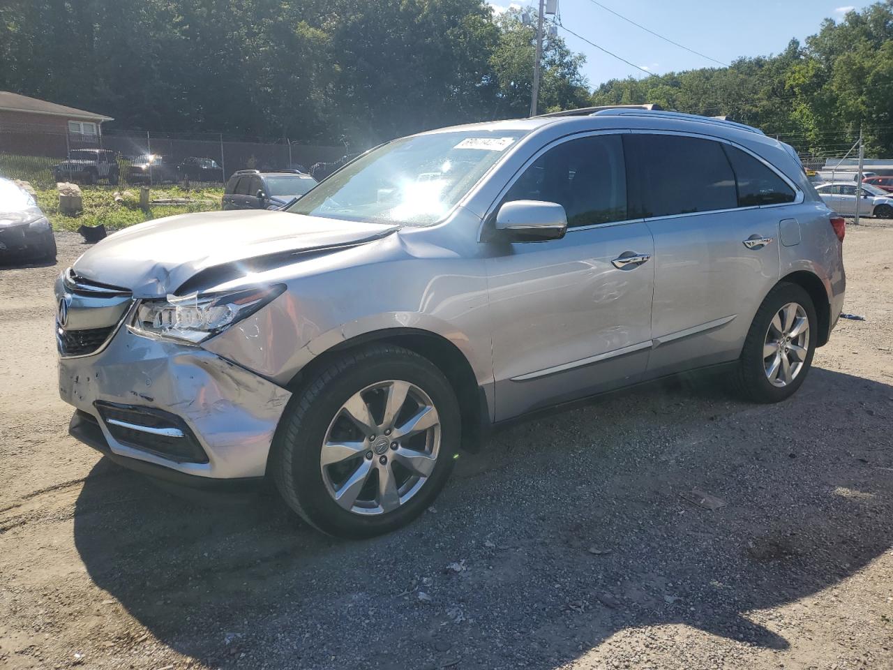 2016 Acura MDX Advance, VIN 5FRYD4H98GB043478 — Front end