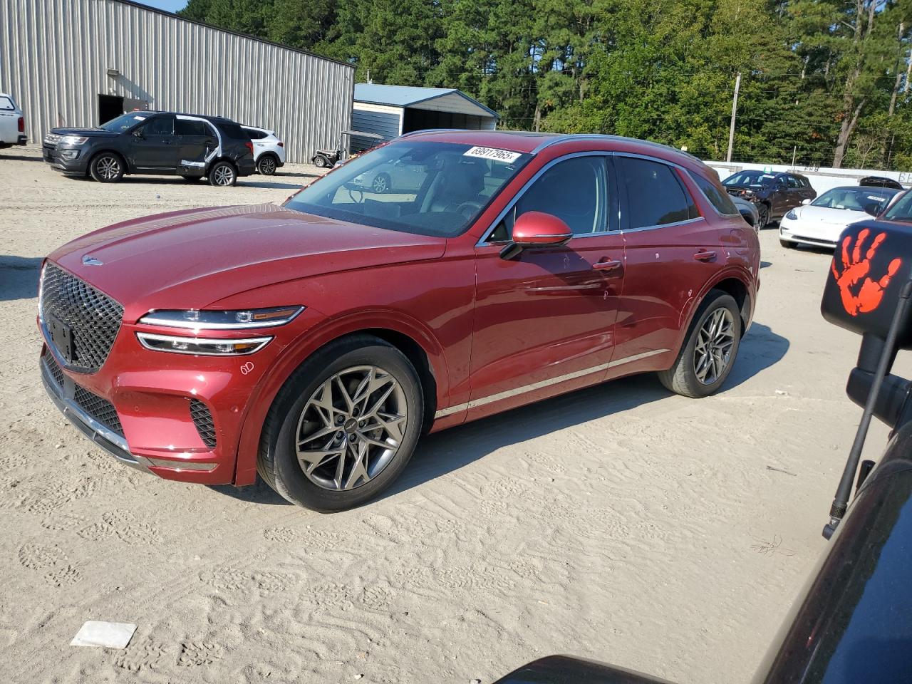 2023 Genesis GV70 2.5T, VIN KMUMADTB4PU091213 — Side